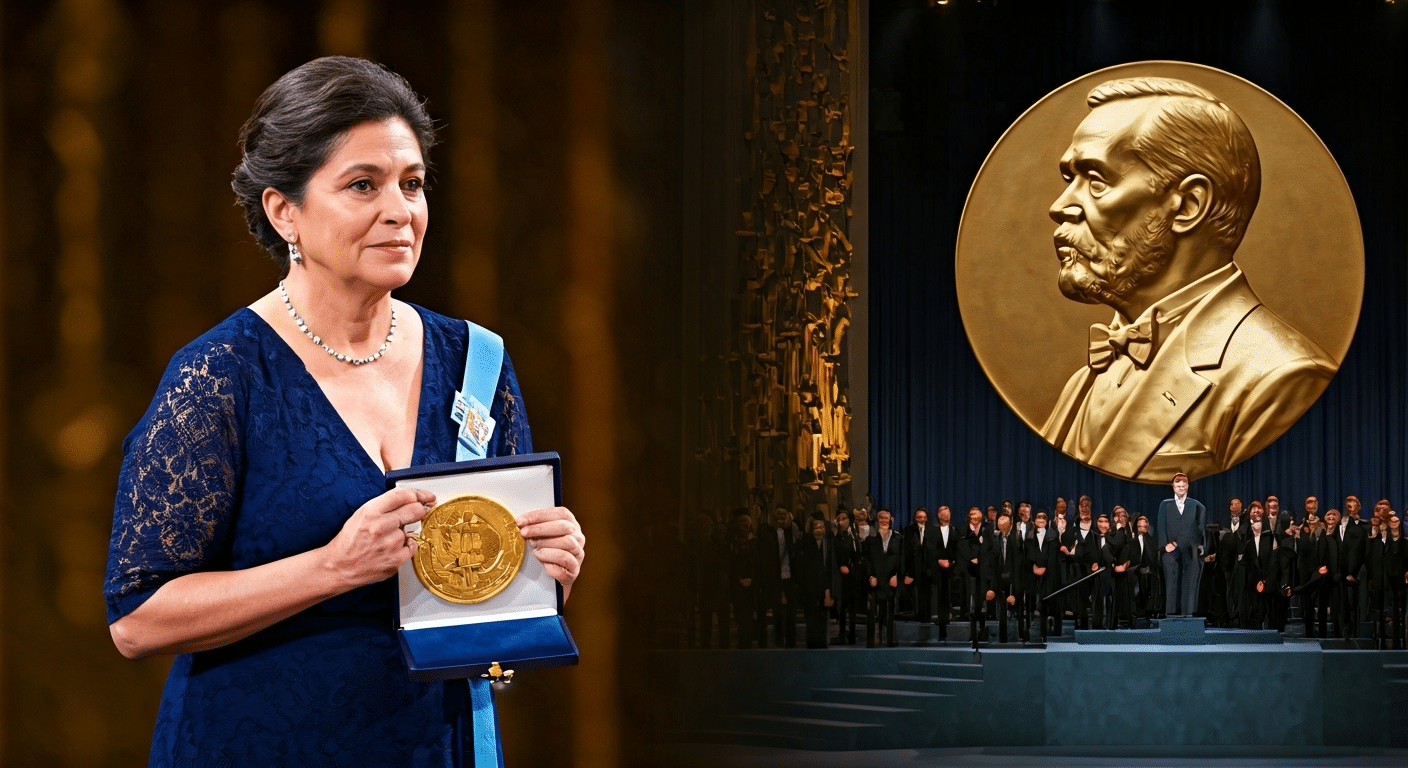 マリア・コリーナ・マチャド氏 ノーベル平和賞 & ビットコインの未来