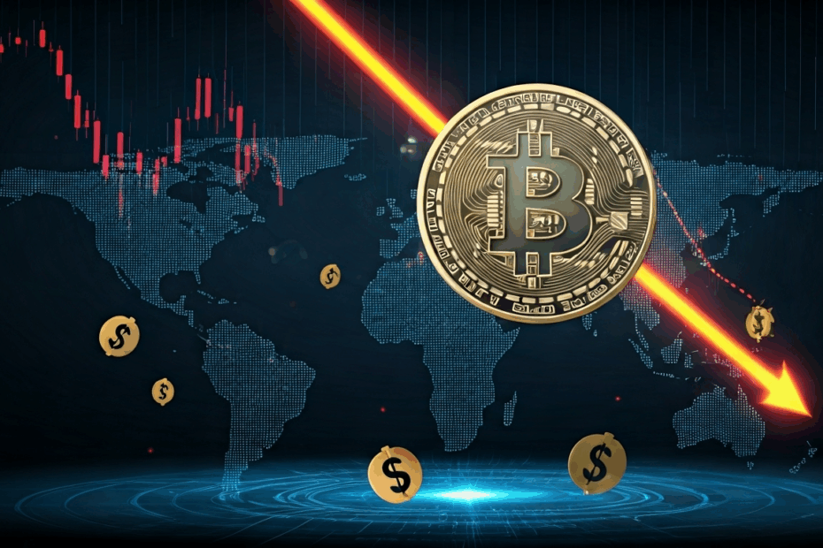 Bitcoin Flash Crash: $70億が消滅！貿易摩擦が仮想通貨市場を揺るがす