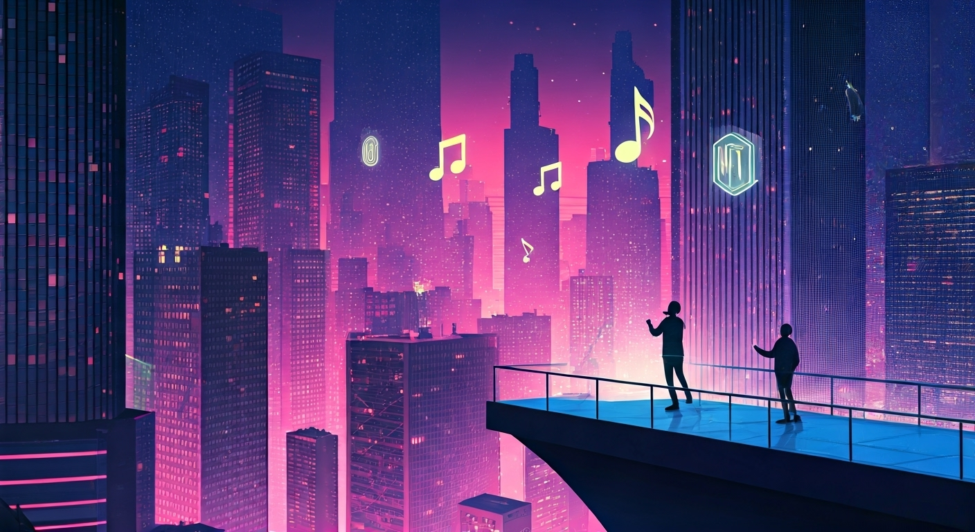 音楽NFT革命：アーティストとファンを繋ぐ新時代プラットフォーム