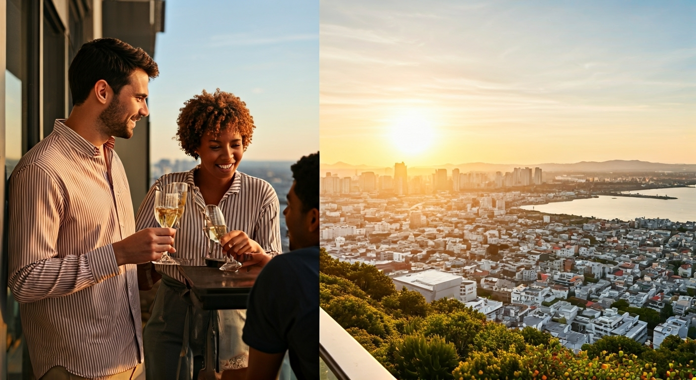 Eye-catching visual of AI Infrastructure Quantum Computing Renewable Energy and lifestyle vibe