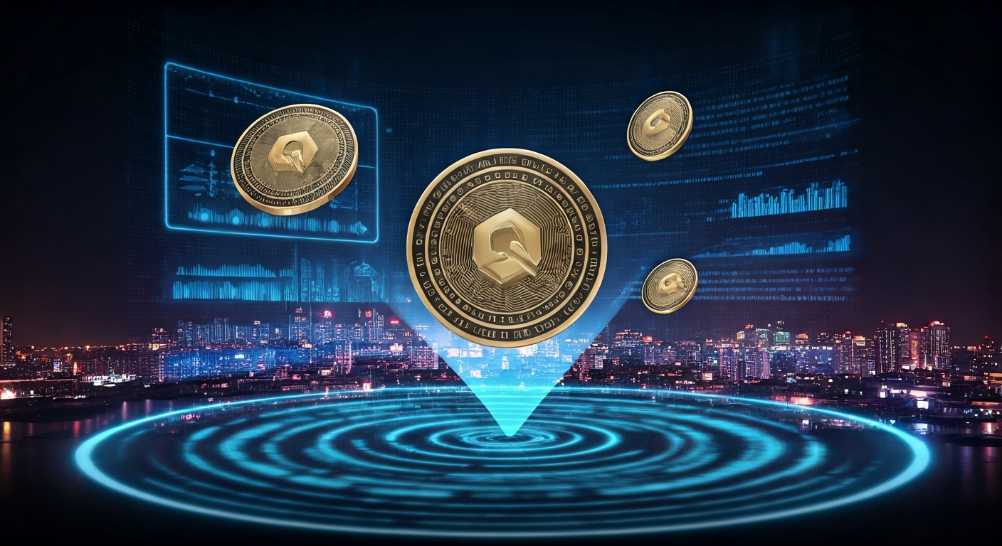 Quant QNTの世界観と仮想通貨らしさが伝わるビジュアル