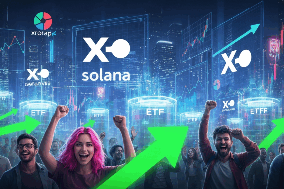 XRP・ソラナ現物ETFへ資金流入爆増!市場に強気トレンド到来か?