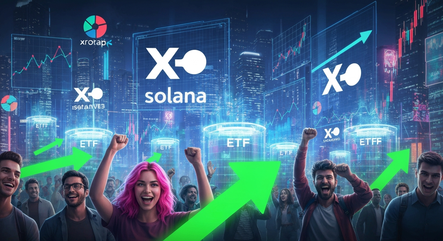 XRP・ソラナ現物ETFへ資金流入爆増！市場に強気トレンド到来か？