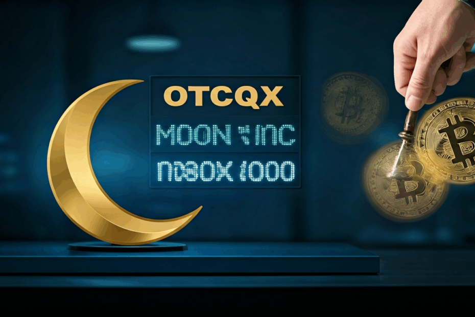 Moon Inc.が米国OTCQX上場:ビットコイン戦略で米国投資家を魅了