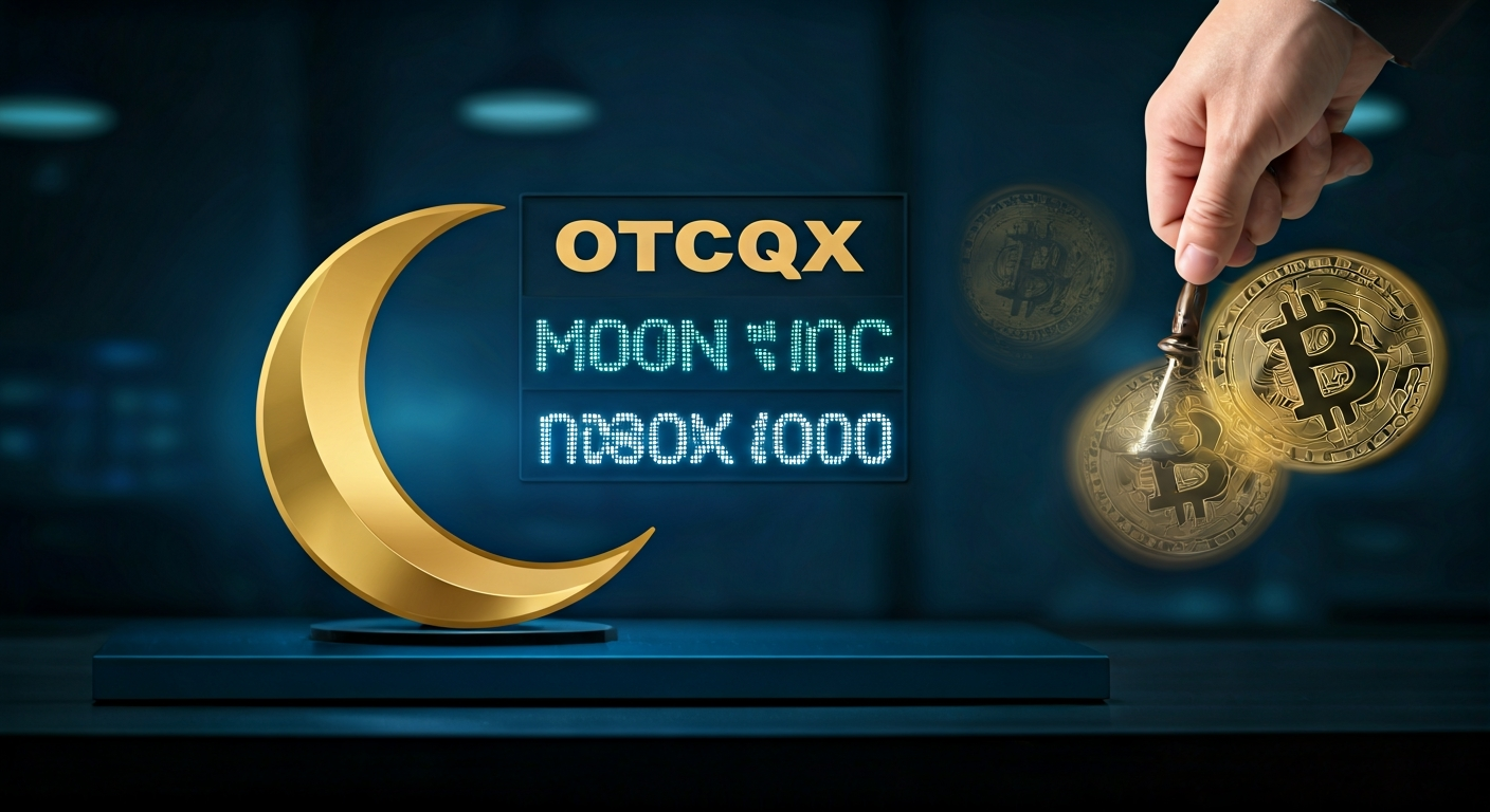Moon Inc.が米国OTCQX上場:ビットコイン戦略で米国投資家を魅了
