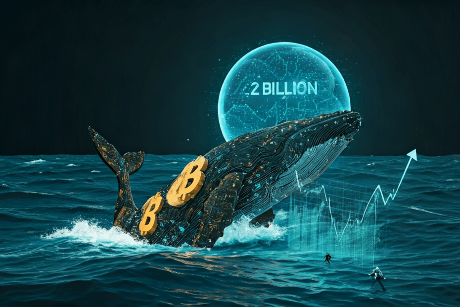 ビットコインクジラの20億ドル投資：個人投資家が売却する中、劇的な市場反発の兆し