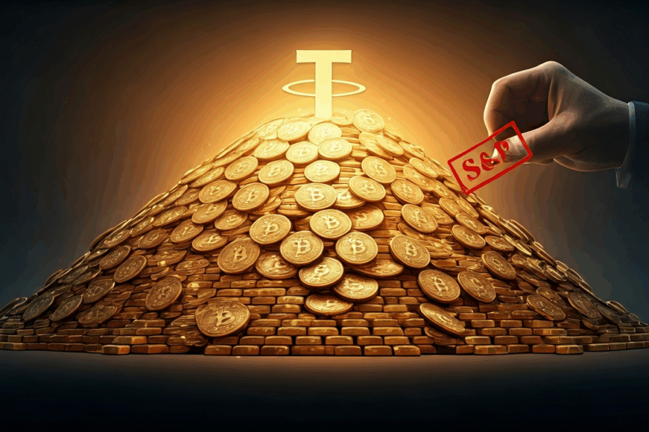 テザー、国家超えの金購入でS&P格下げも仮想通貨市場はなぜ安堵？