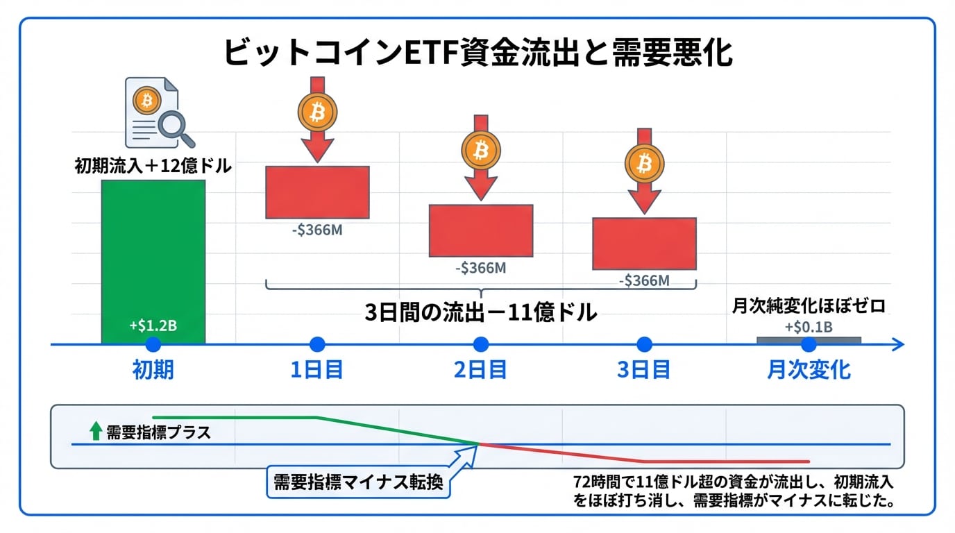 ビットコインETFの大規模流出理由と今後の市場動向を初心者向けに解説