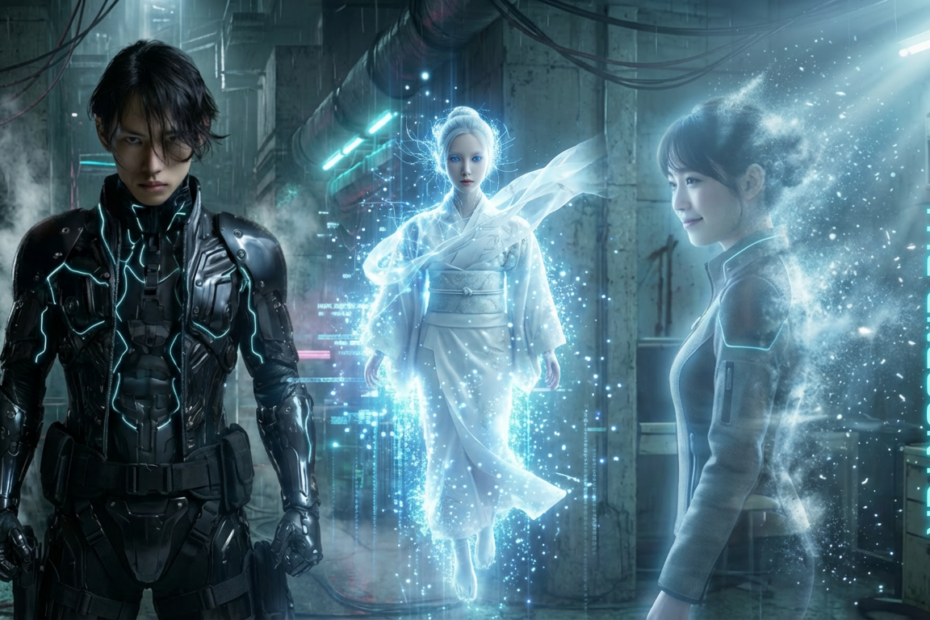 未来的な出会いのシーン