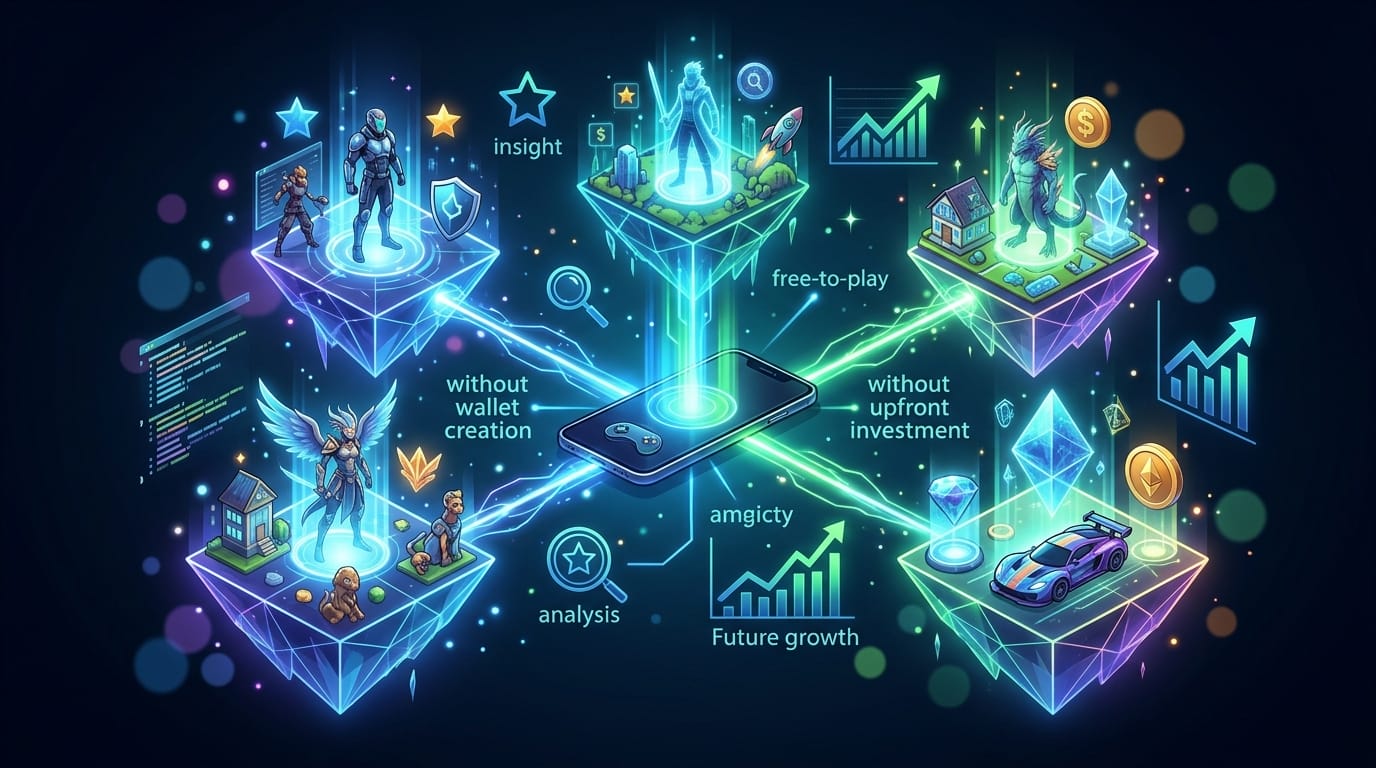 ウォレット不要かつ無課金で稼げる2026年最新GameFi大作5選と市場予測