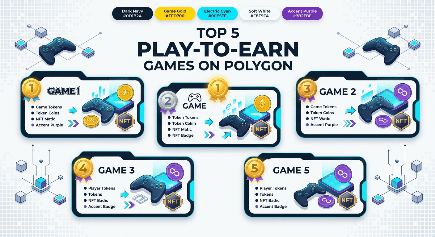 Polygon P2Eゲーム Top5 比較図解