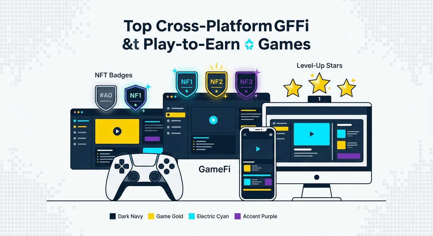 2026年2月クロスプラットフォーム対応クリプトゲームTOP5の比較図解