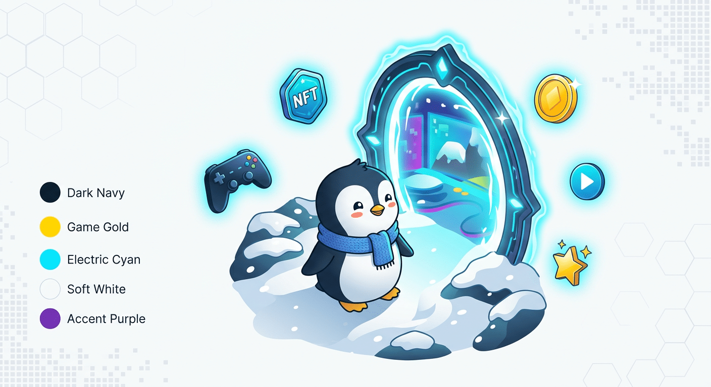 Pudgy World ローンチティーザー解説図